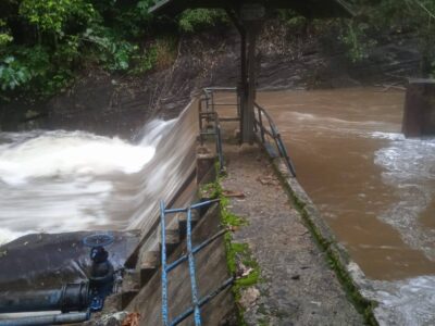 Gangguan Distribusi Air Akibat Banjir di Hulu Intake Madi, Rabu (23/04/2025)