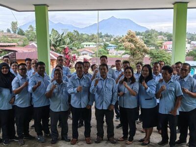 APEL PAGI AWAL TAHUN 2026 DIGELAR DI HALAMAN KANTOR PERUMDAM TIRTA BENGKAYANG