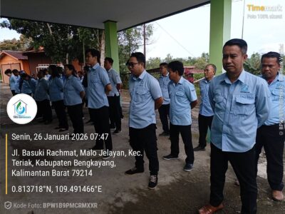 Apel Pagi Perumdam Tirta Bengkayang, Senin 26 Januari 2026