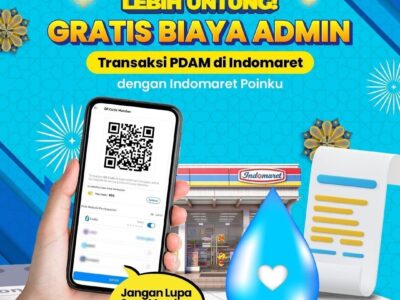 Indomaret Hadirkan Promo Bayar Tagihan PDAM Gratis Biaya Admin