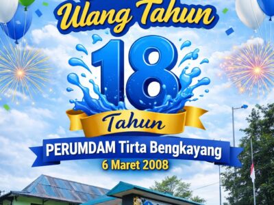 Selamat Ulang Tahun ke-18 PERUMDAM Tirta Bengkayang